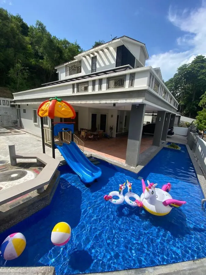 Сasa de vacaciones 20Pax 4Br Villa With Kids Swimming Pool, Ktv, Bbq Near Spice Arena Penang Bayan Lepas Malasia